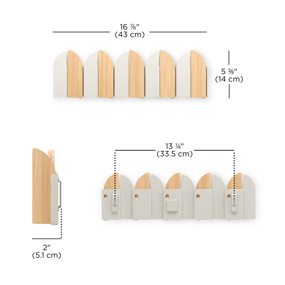 Saloon Multi Hook - Natural Sand