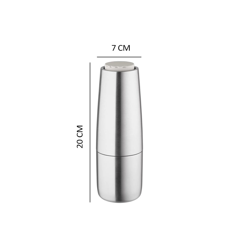 Salpi Salt & Pepper Mills - Matt Stainless Steel