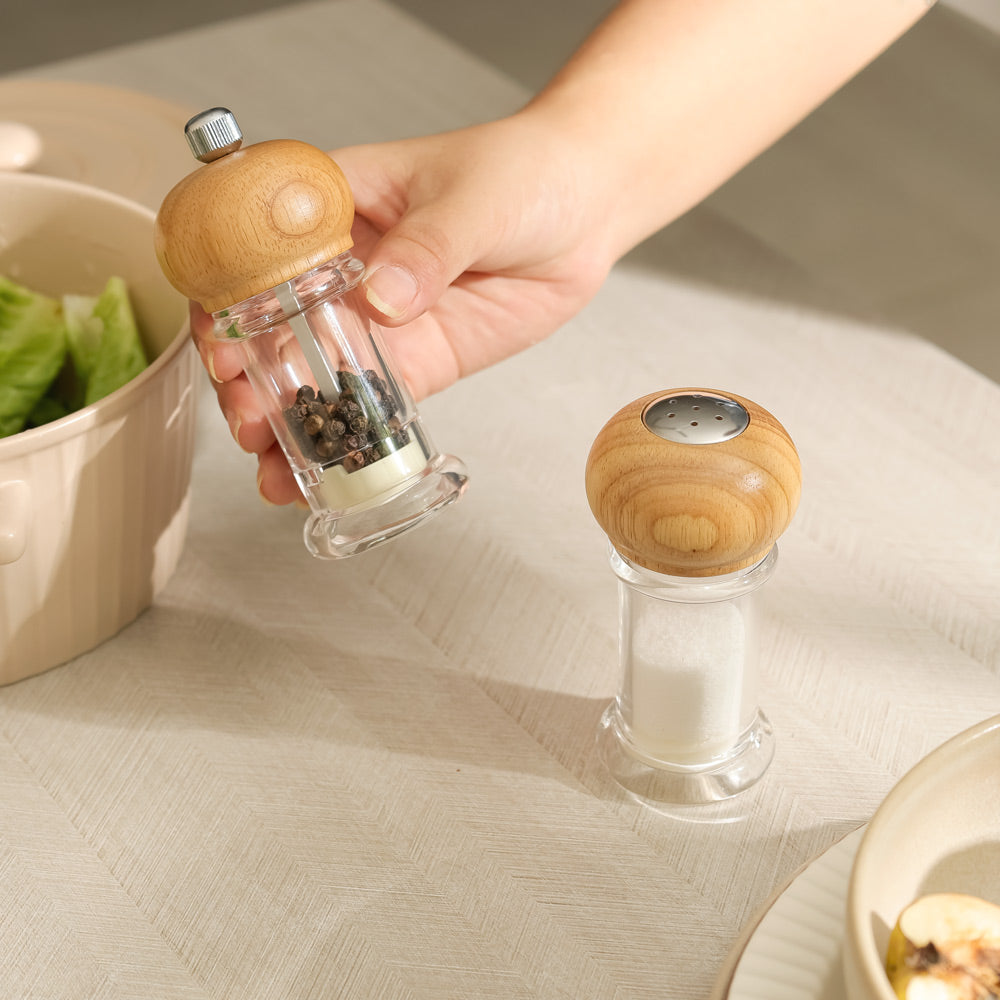 Salt Shaker and Pepper Mill Set