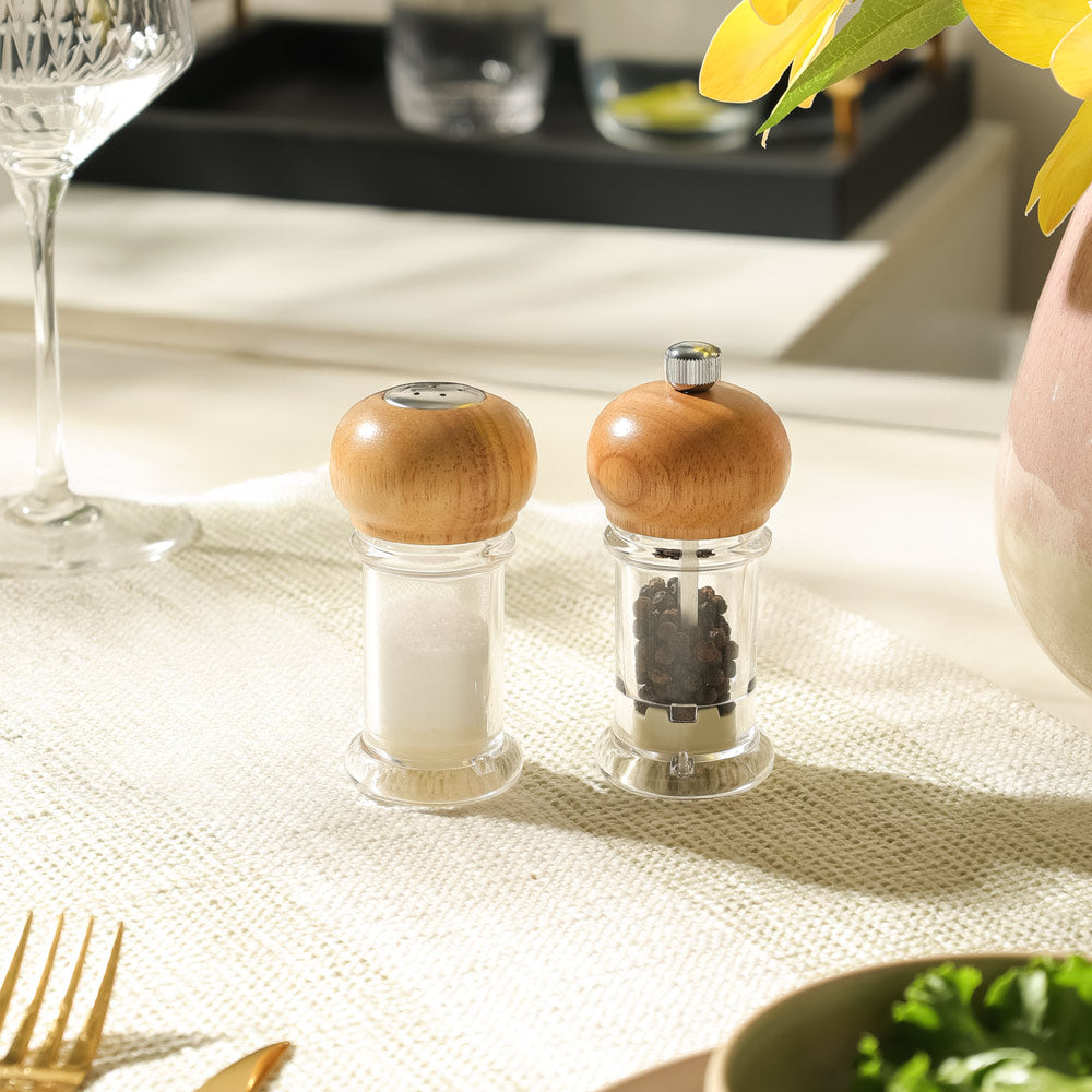 Salt Shaker and Pepper Mill Set