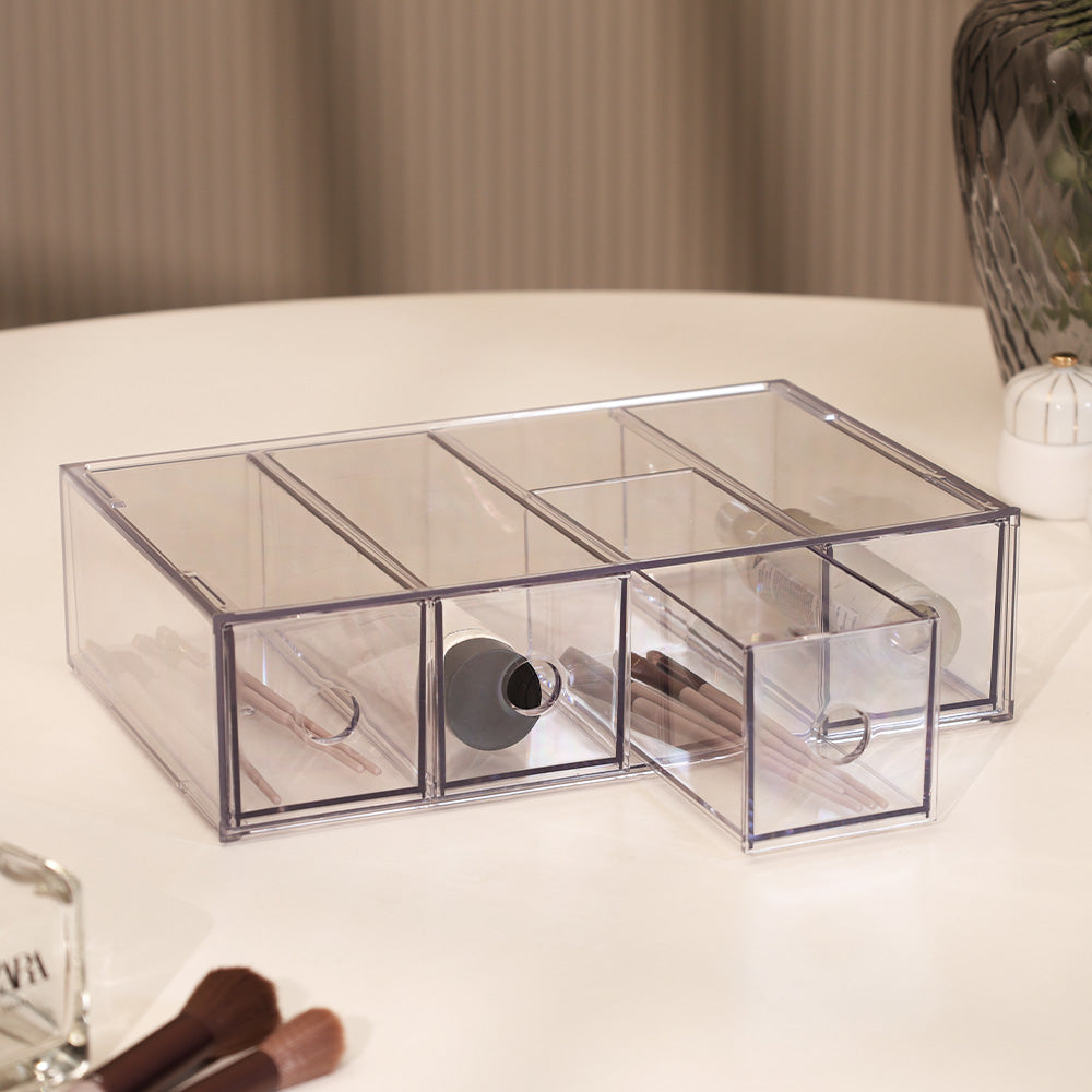 Sans 4-drawer Organiser Large - Clear