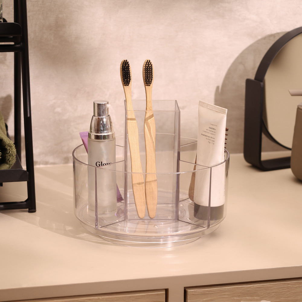 Sans Turntable Organiser Large - Clear