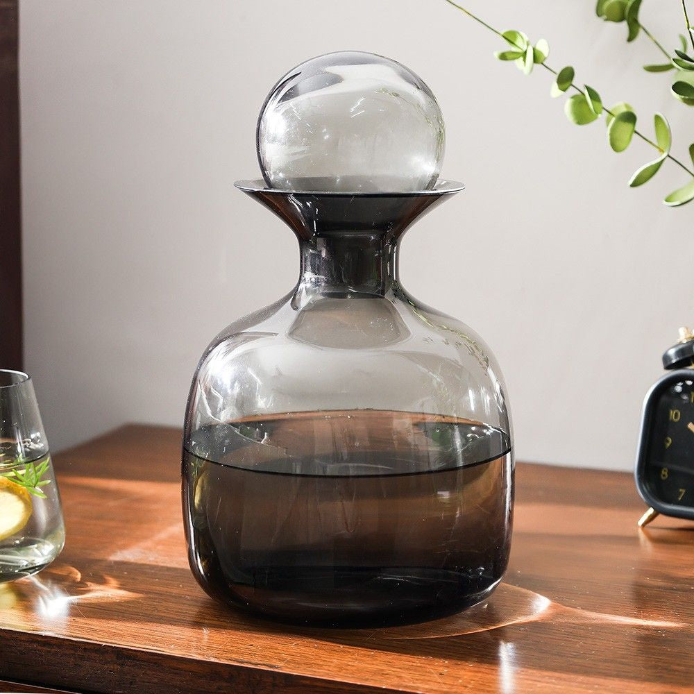 Sarabi Glass Water Carafe 1500ml - Grey
