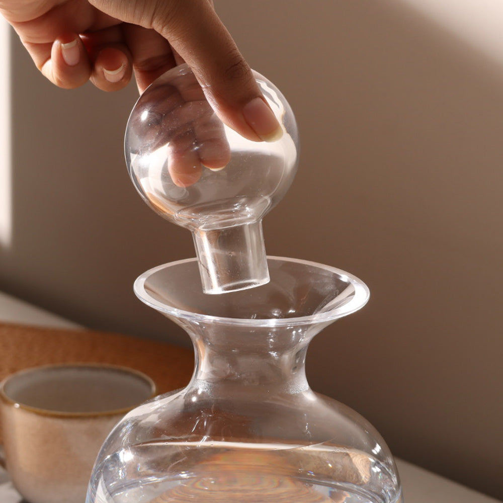Sarabi Glass Water Carafe 750ml - Clear