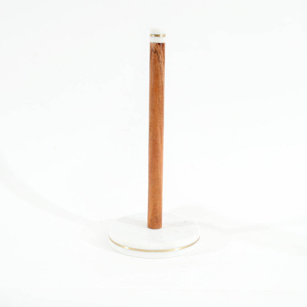 Tarsie Marble Paper Towel Holder - Natural White