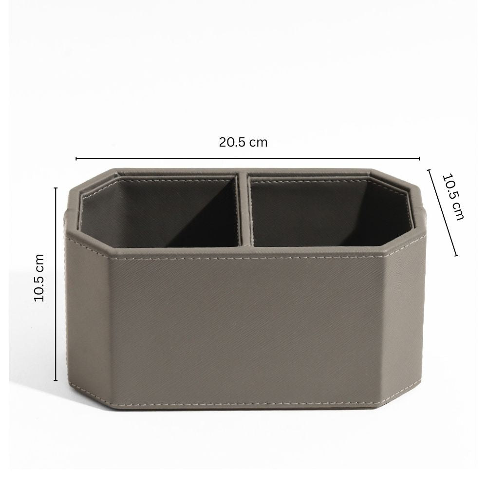 Saxon Duo Organiser - Dark Grey