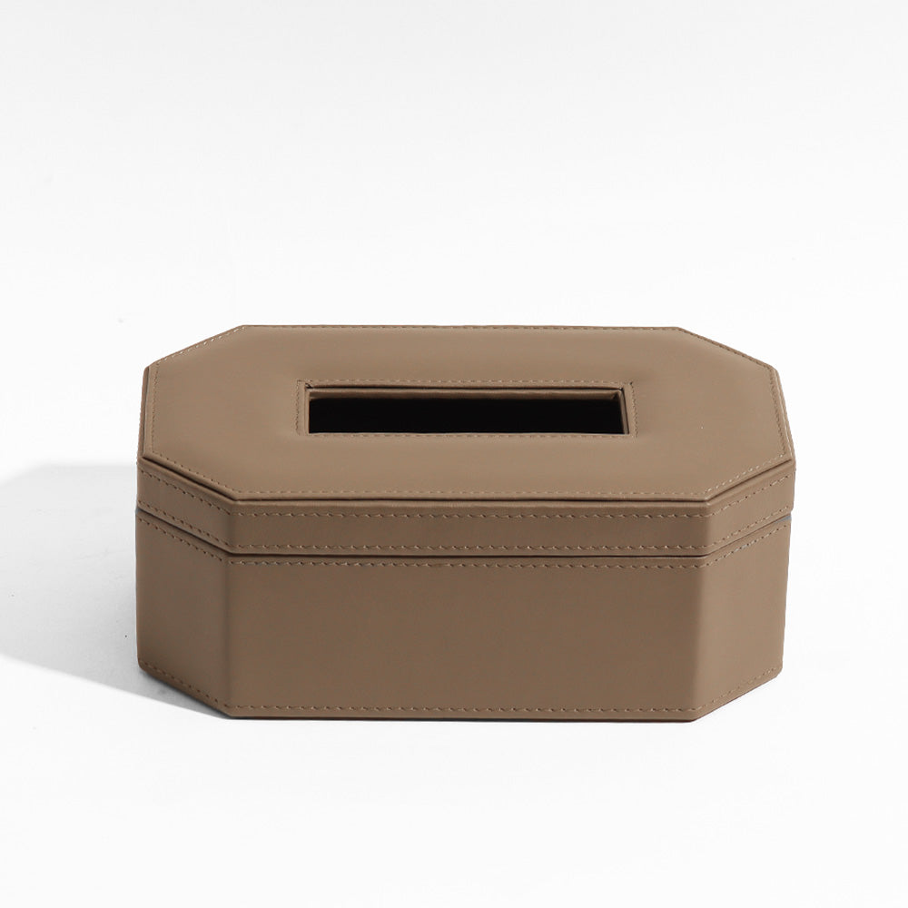 Saxon Tissue Box Holder - Cedar