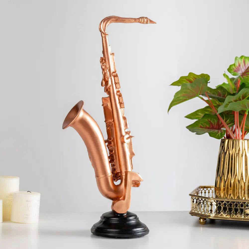 Saxophone Decorative Accent - Rose Gold