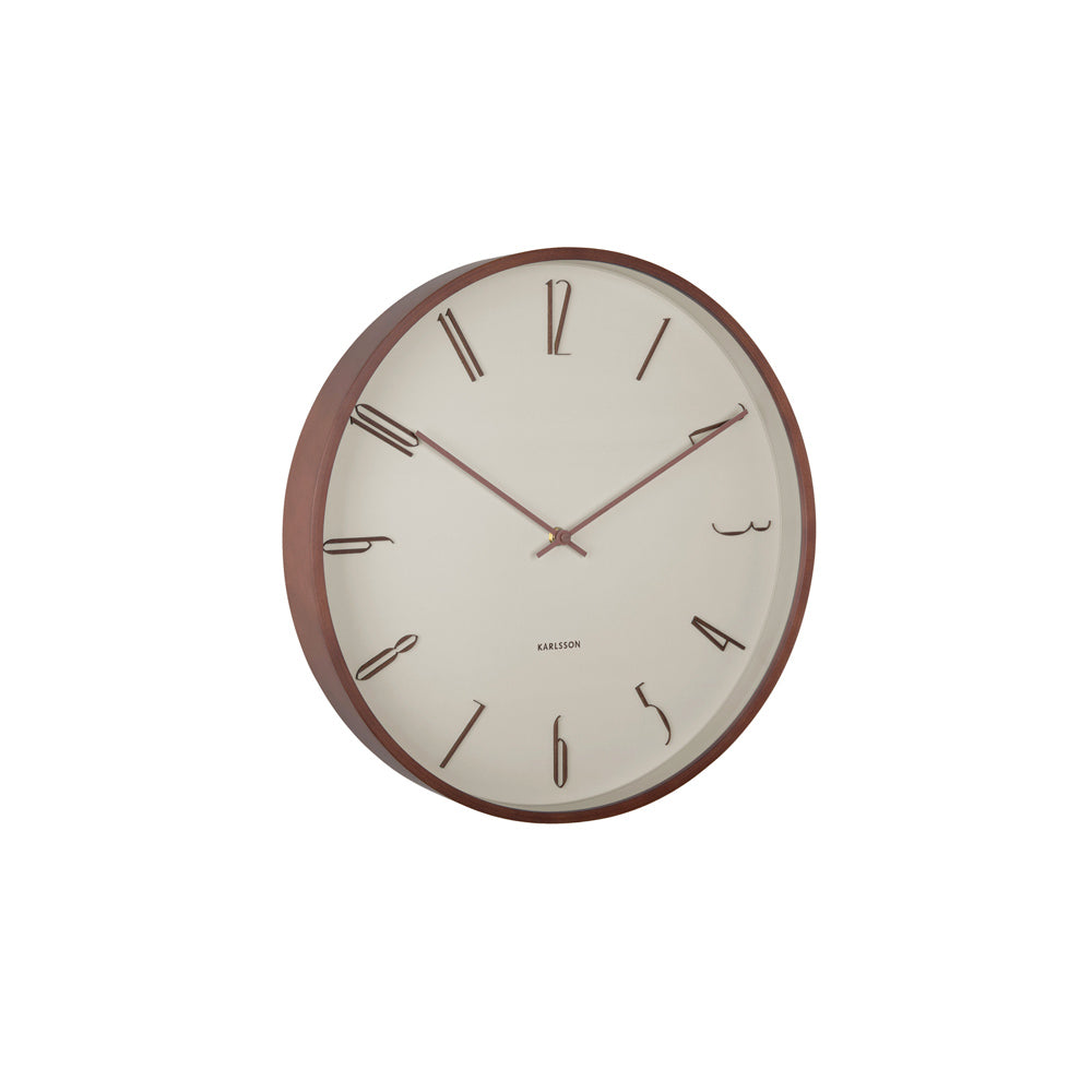 Scandia Wall Clock 40cm - Warm Grey