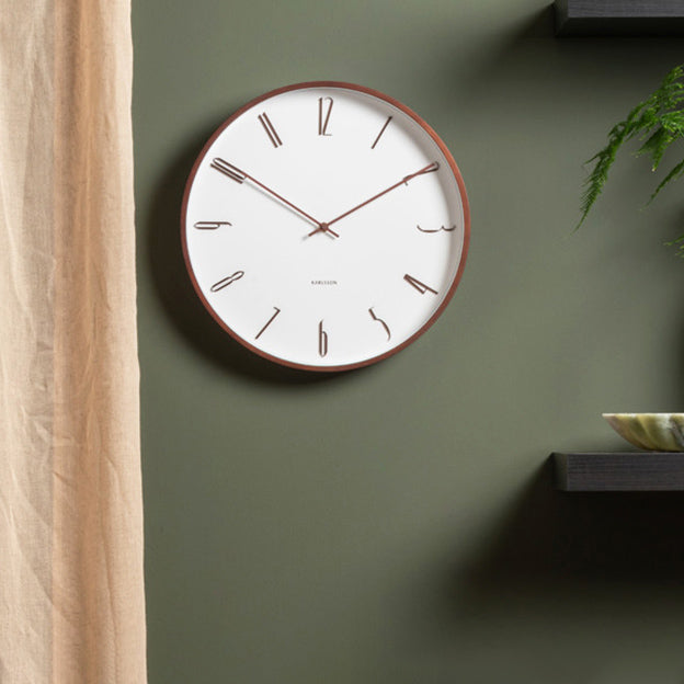 Scandia Wall Clock 40cm - White