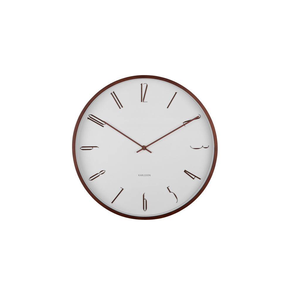 Scandia Wall Clock 40cm - White