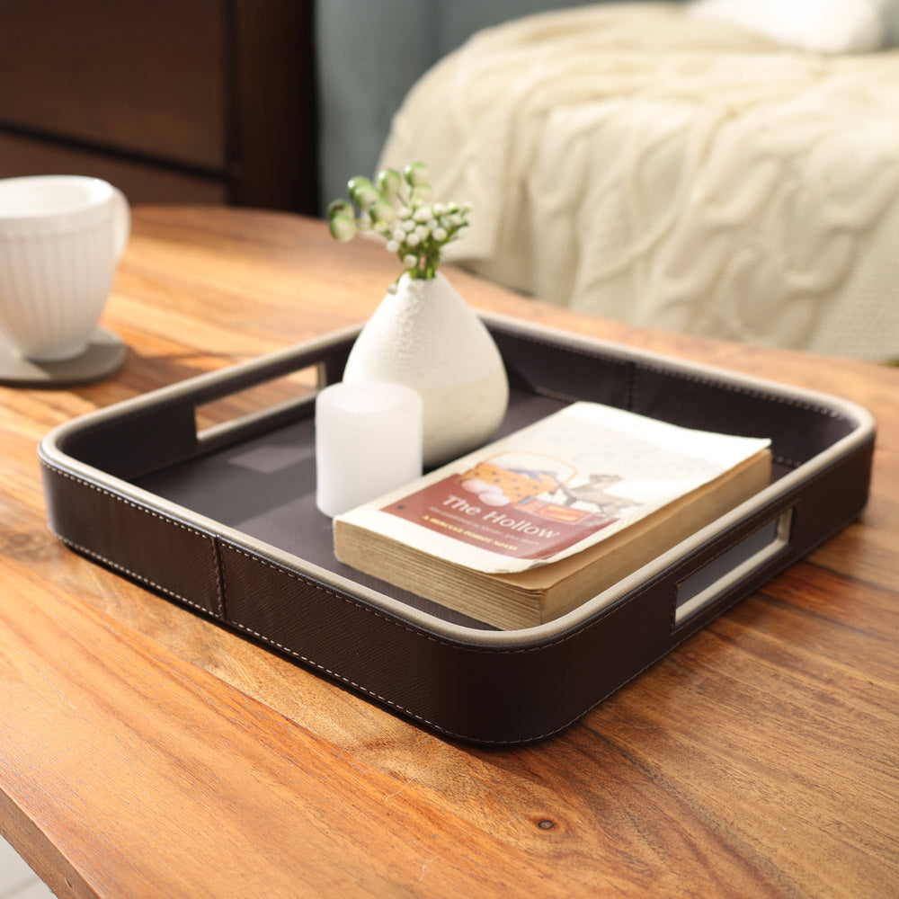 Scribe Square Multi-purpose Tray - Walnut