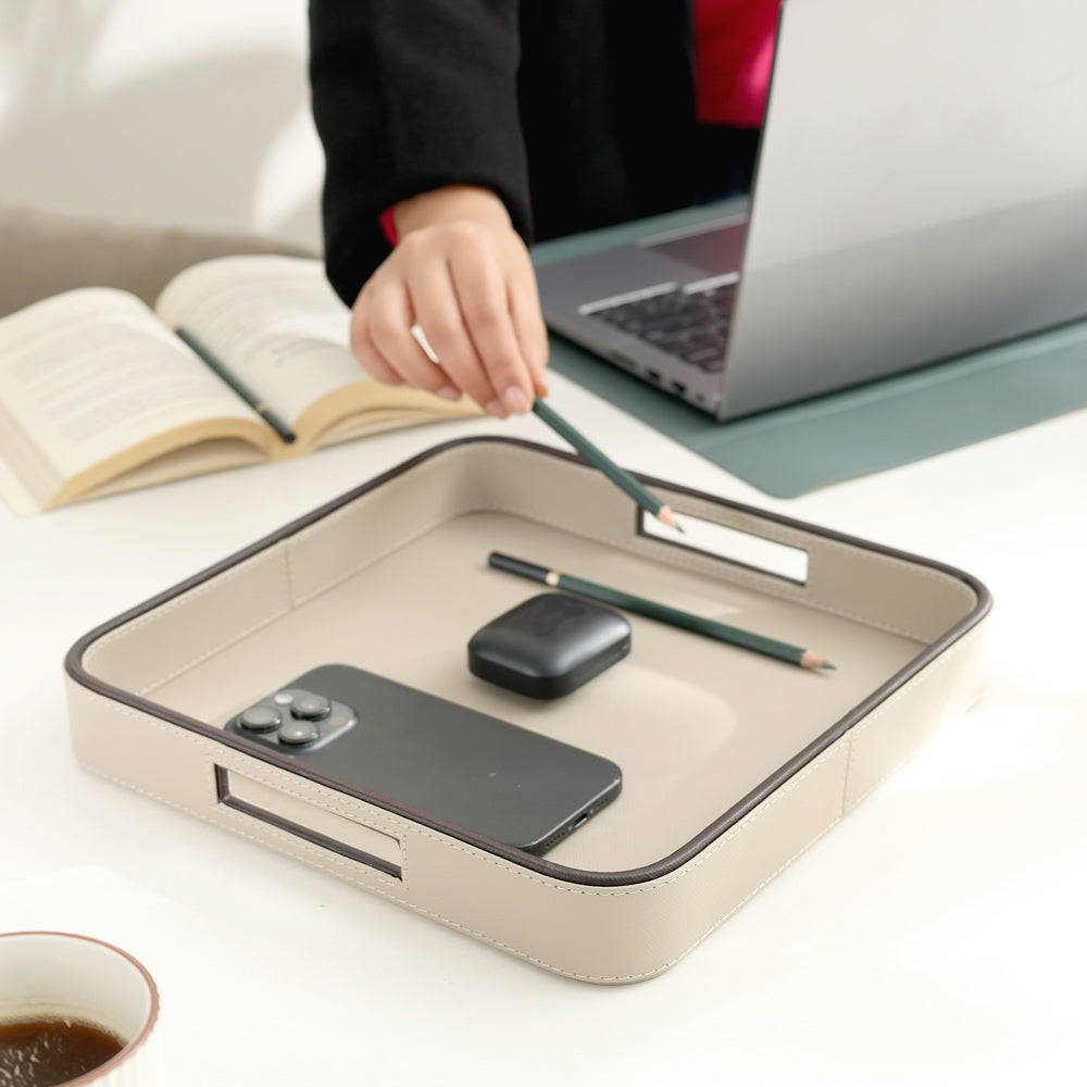 Scribe Square Multi-purpose Tray - Taupe