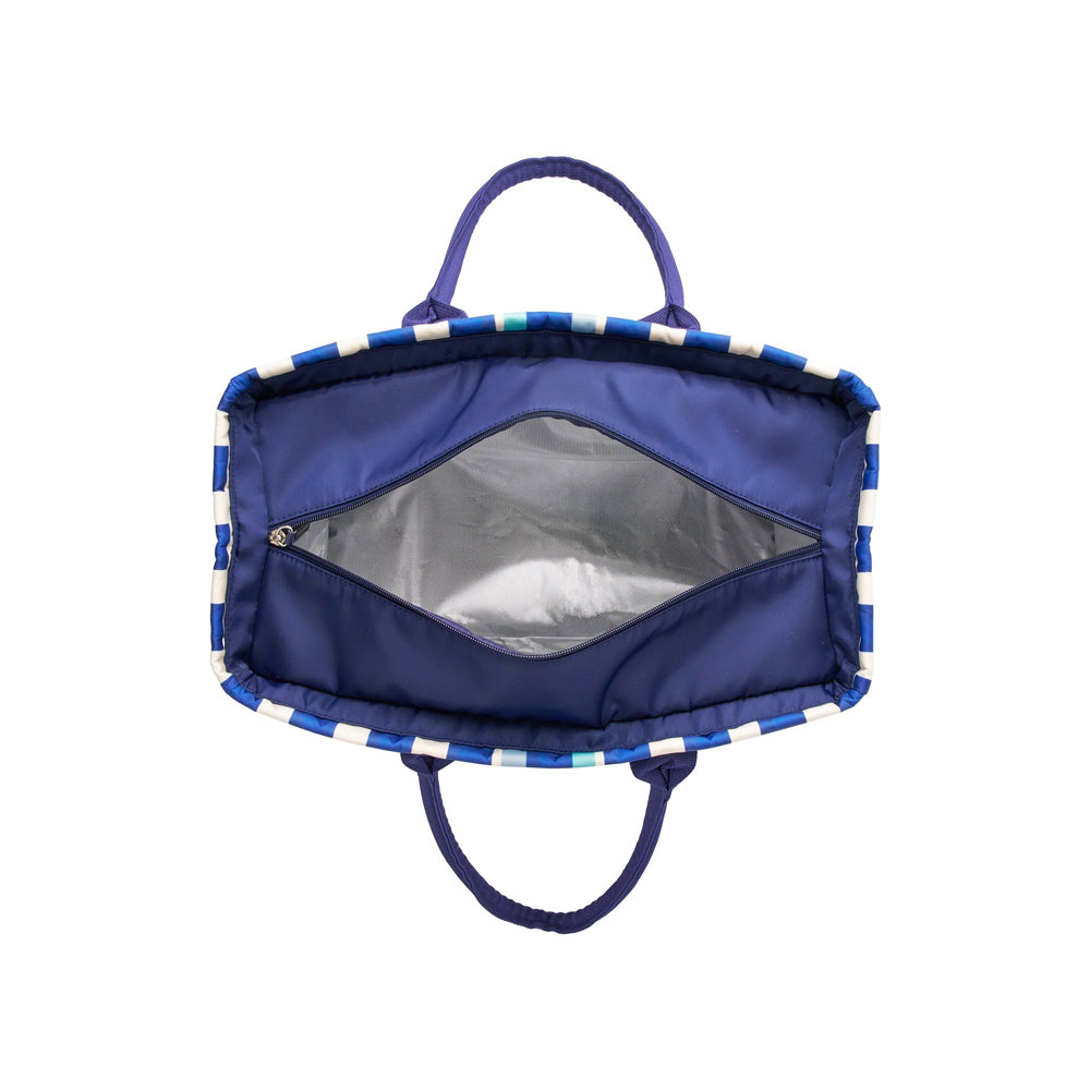 On-the-Go Insulated Tote Bag - Sea Breeze