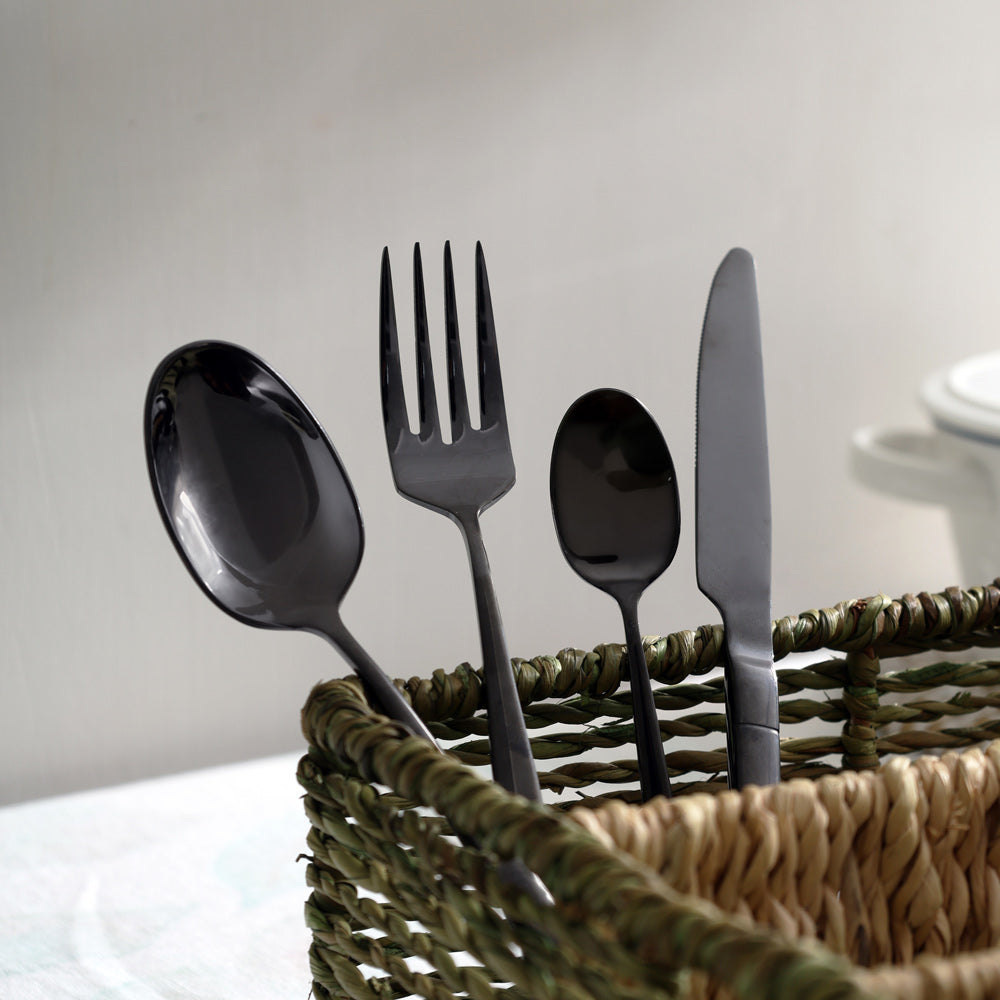 Sear 24-Piece Cutlery Set - Gunmetal