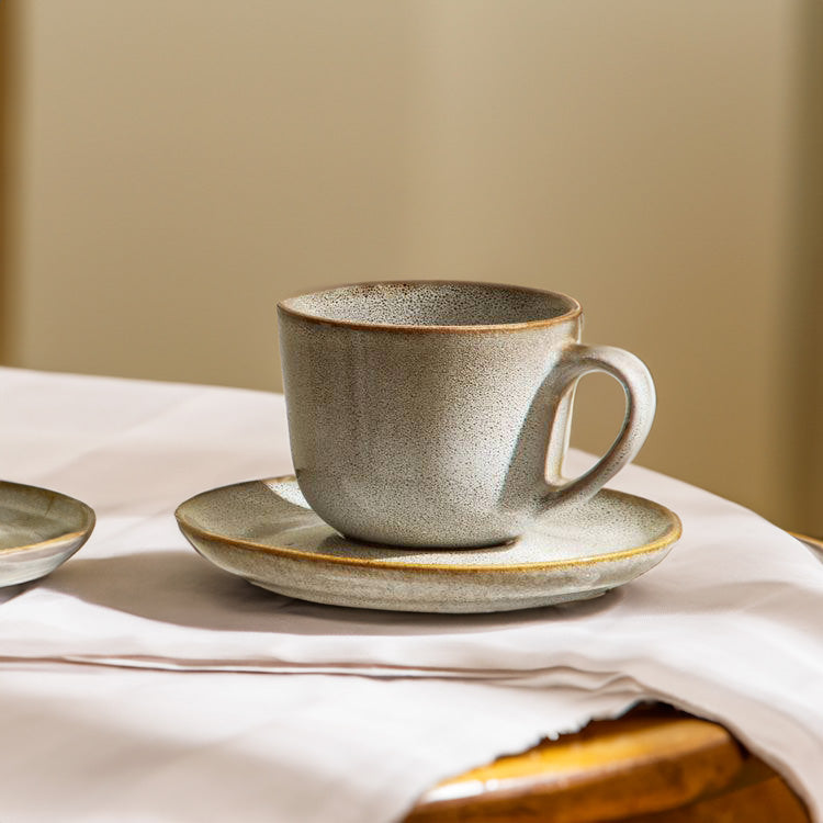 Seasons Espresso Cup And Saucer Set - Sand