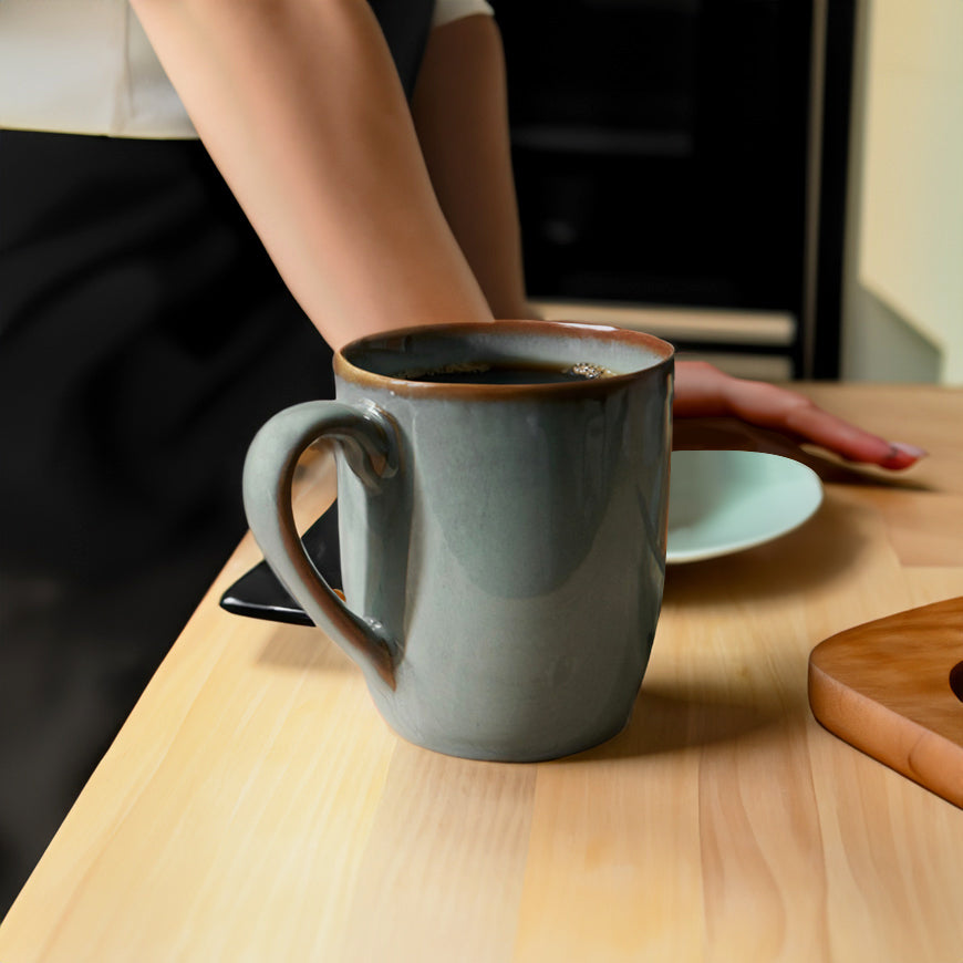 Seasons Mug With Handle - Eucalyptus