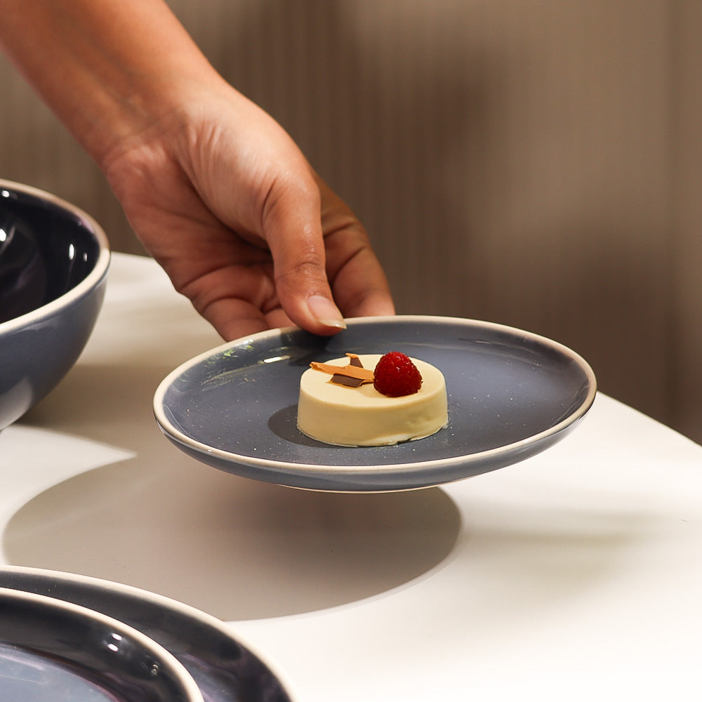 Semana Dessert Plate - Sepia