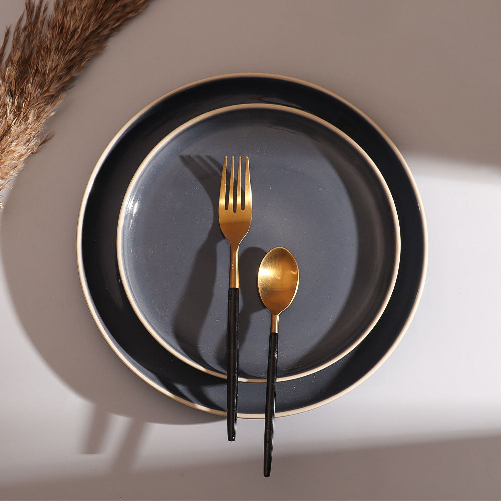 Semana Dinner Plate - Sepia