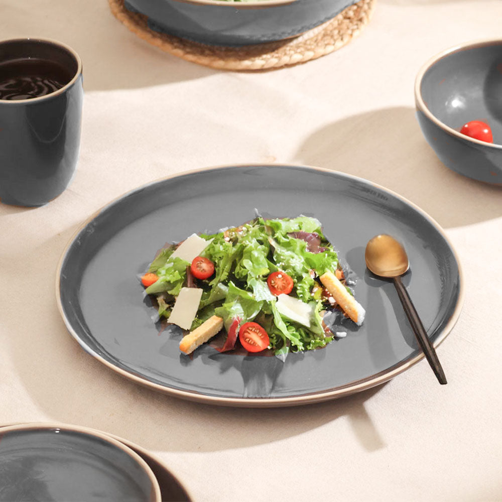 Semana Dinner Plate - Sepia