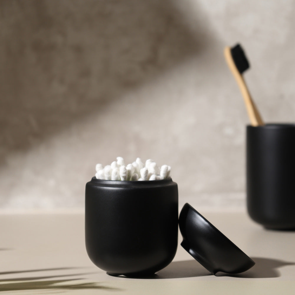 Sensu Jar With Lid - Black