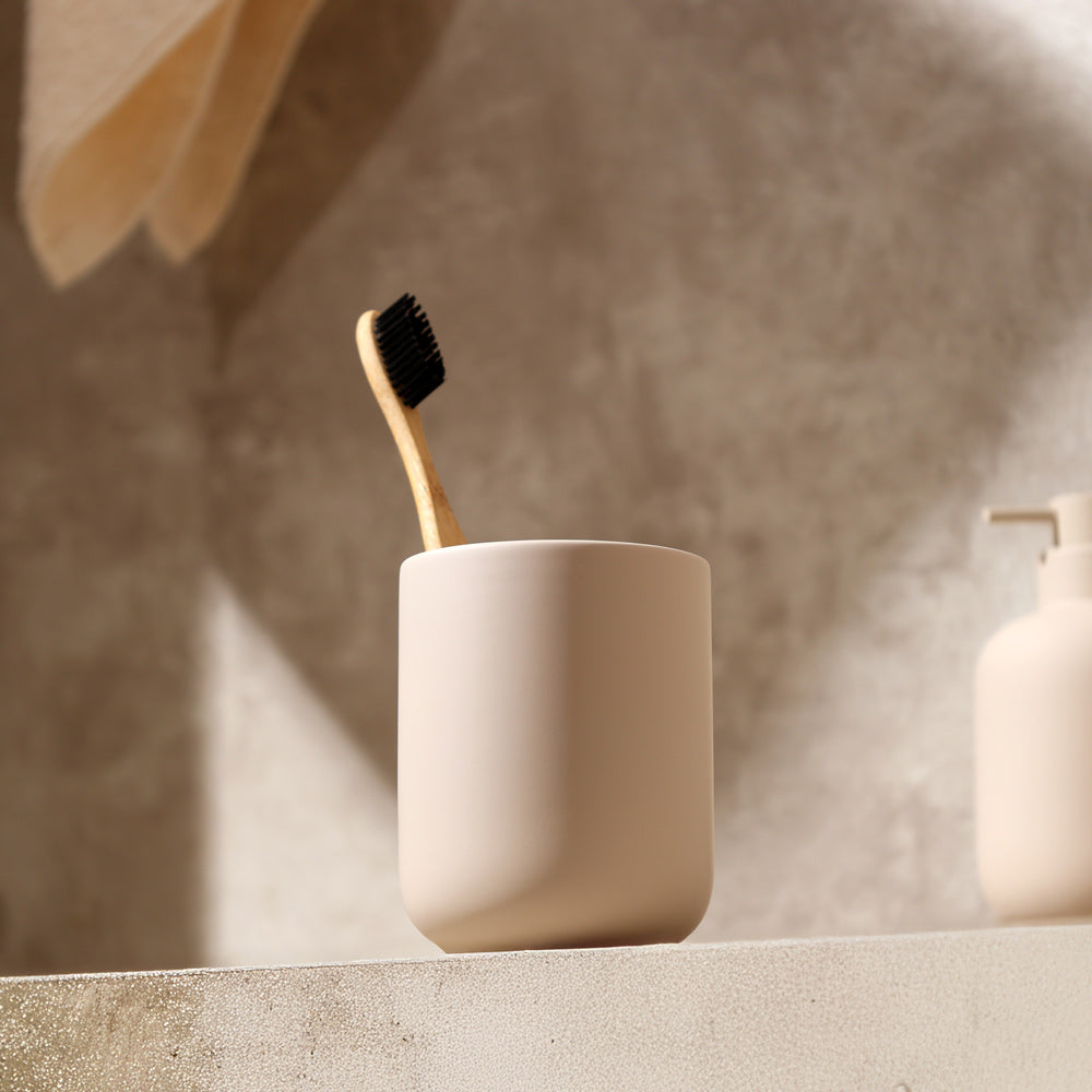 Sensu Toothbrush Tumbler - Beige