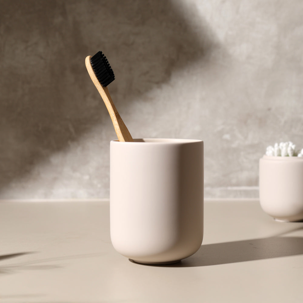 Sensu Toothbrush Tumbler - Beige