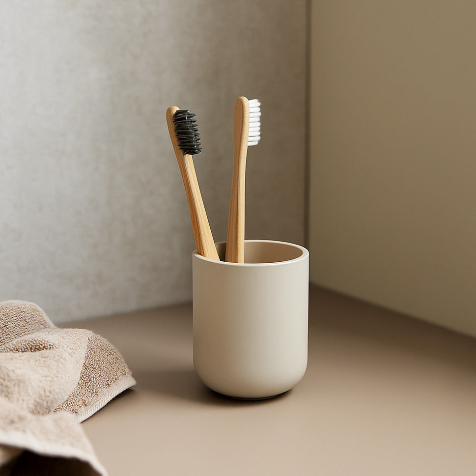 Sensu Toothbrush Tumbler - Beige