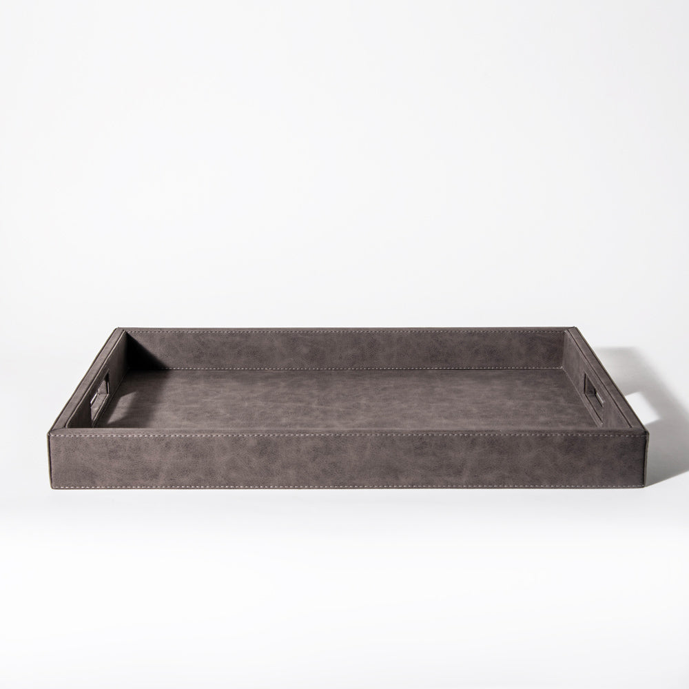 Shalom Decorative Tray Large - Charcoal