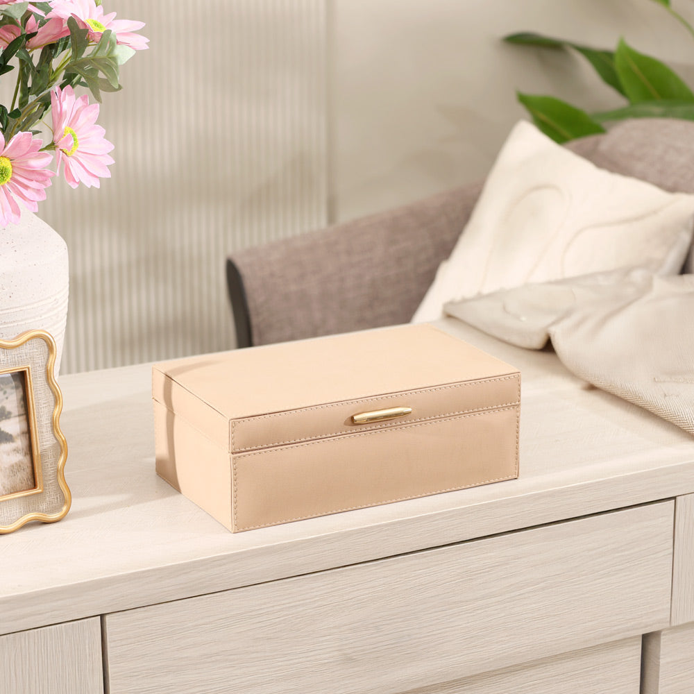 Shalom Rectangular Storage Box - Beige