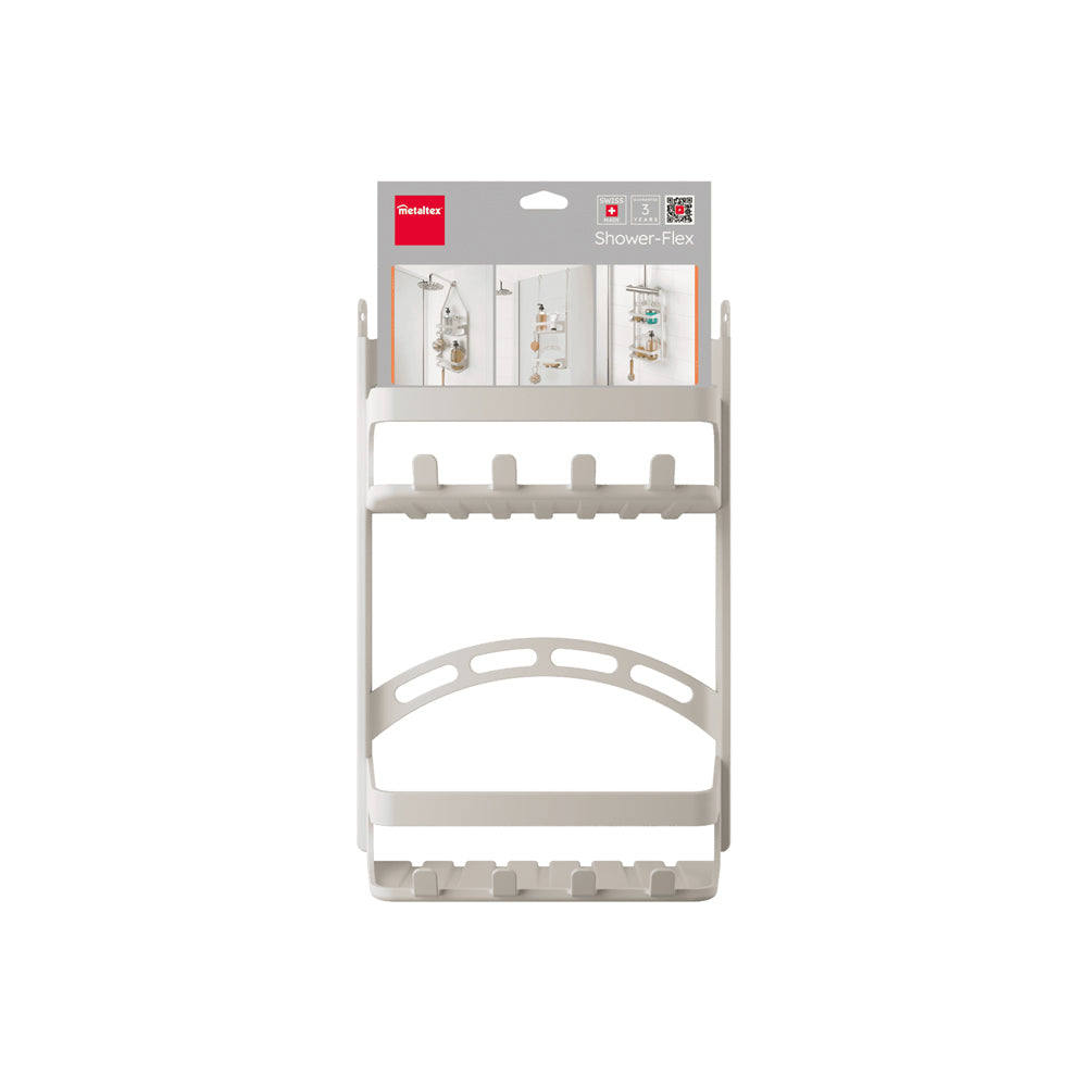 Shower-Flex Shower Caddy - Light Beige