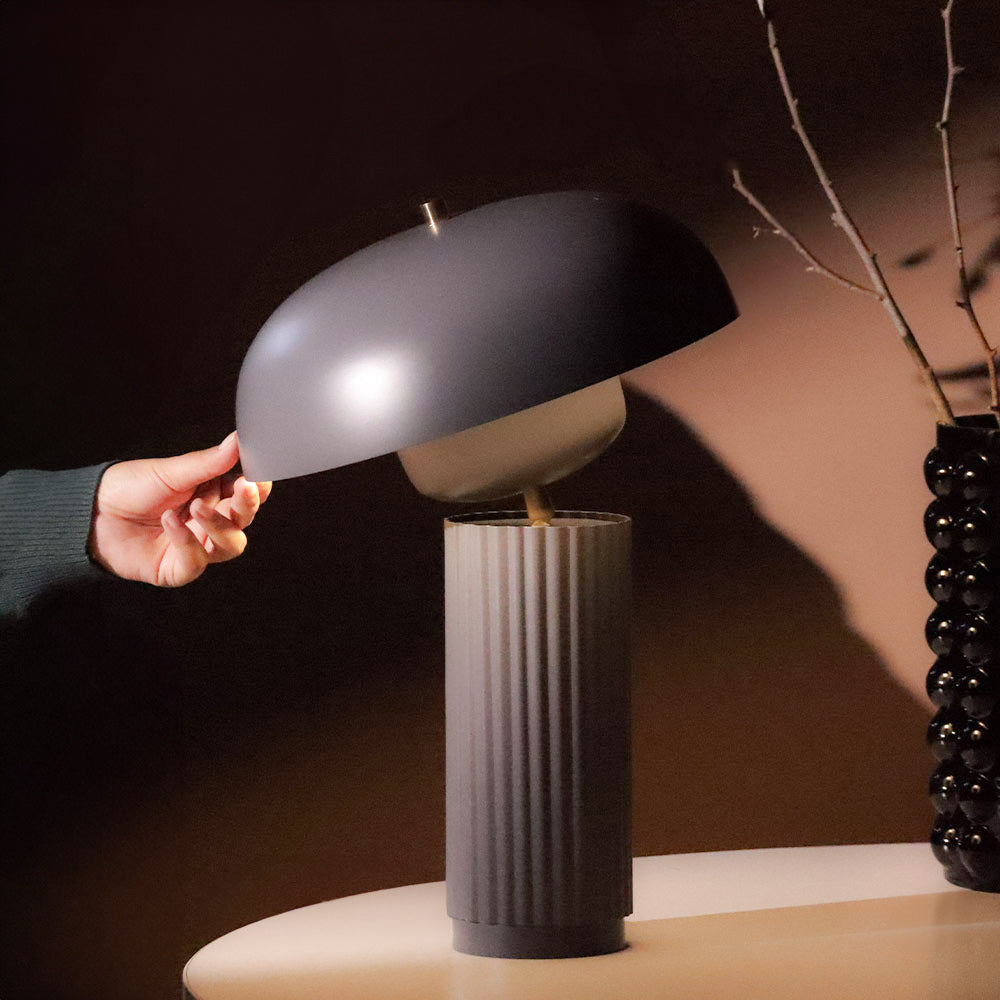 Shroom Floating Table Lamp Large - Pewter Grey