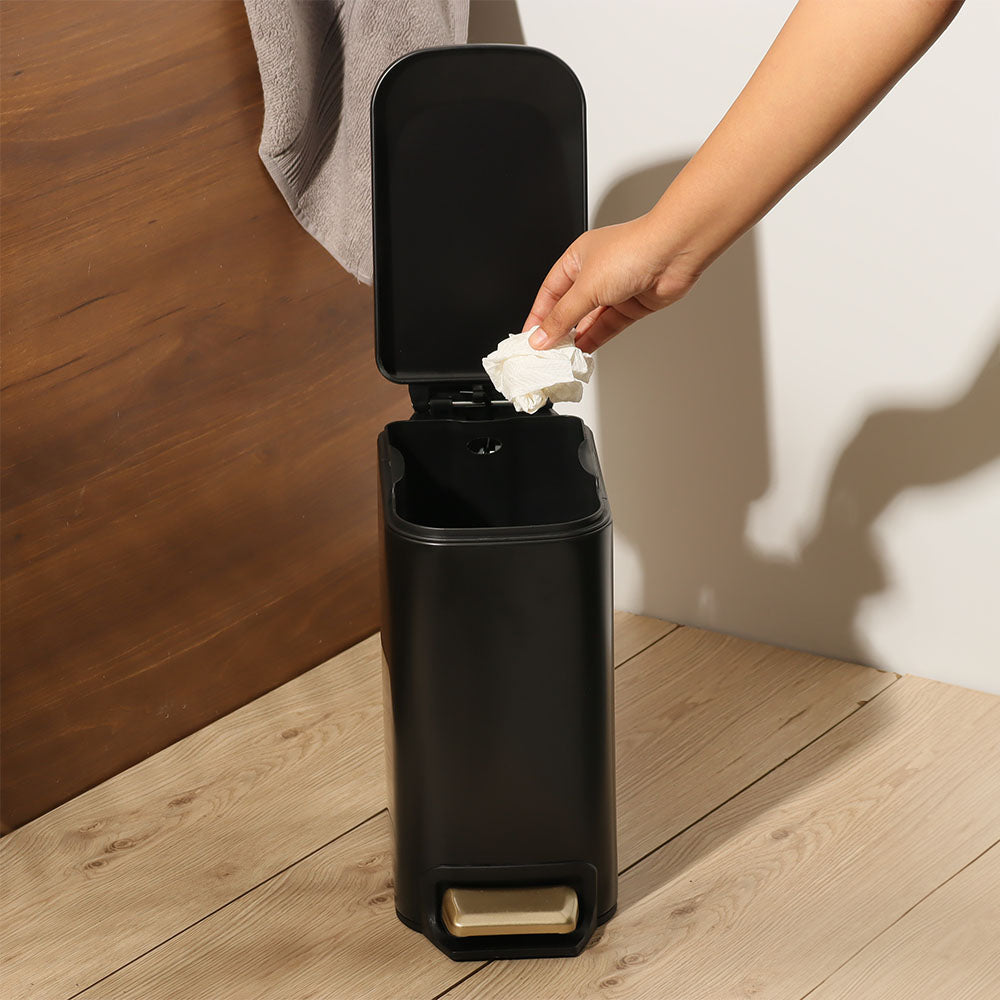 Sierra Pedal Bin 6L - Black