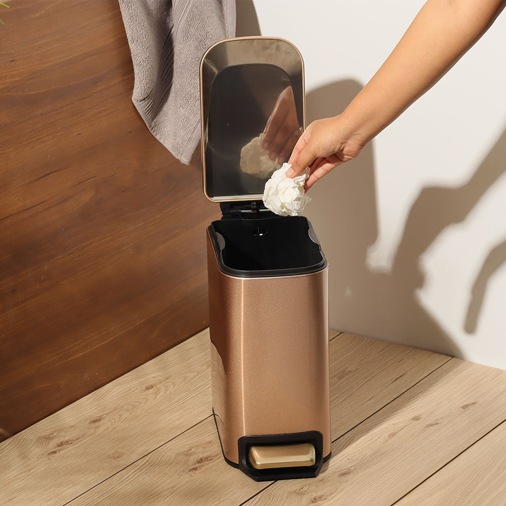 Sierra Pedal Bin 6L - Rose Gold