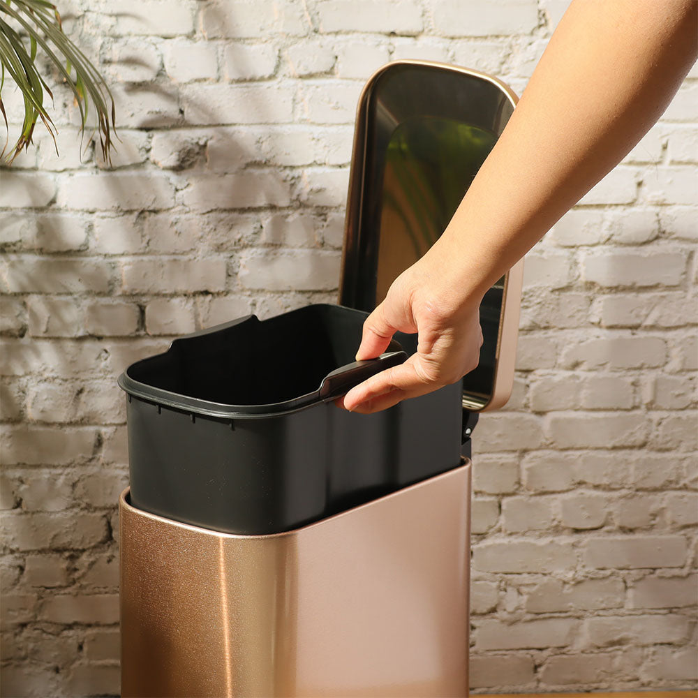 Sierra Pedal Bin 6L - Rose Gold