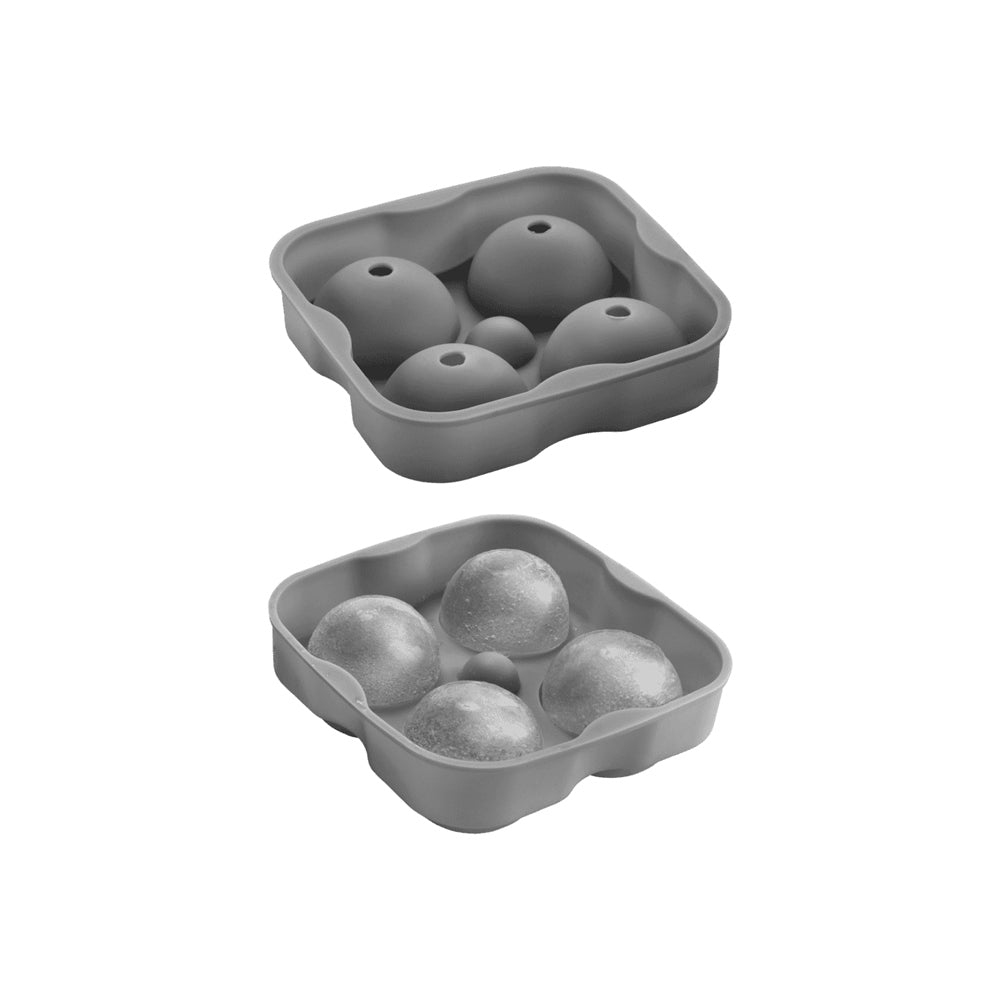 Silicone Sphere Ice Tray - Grey