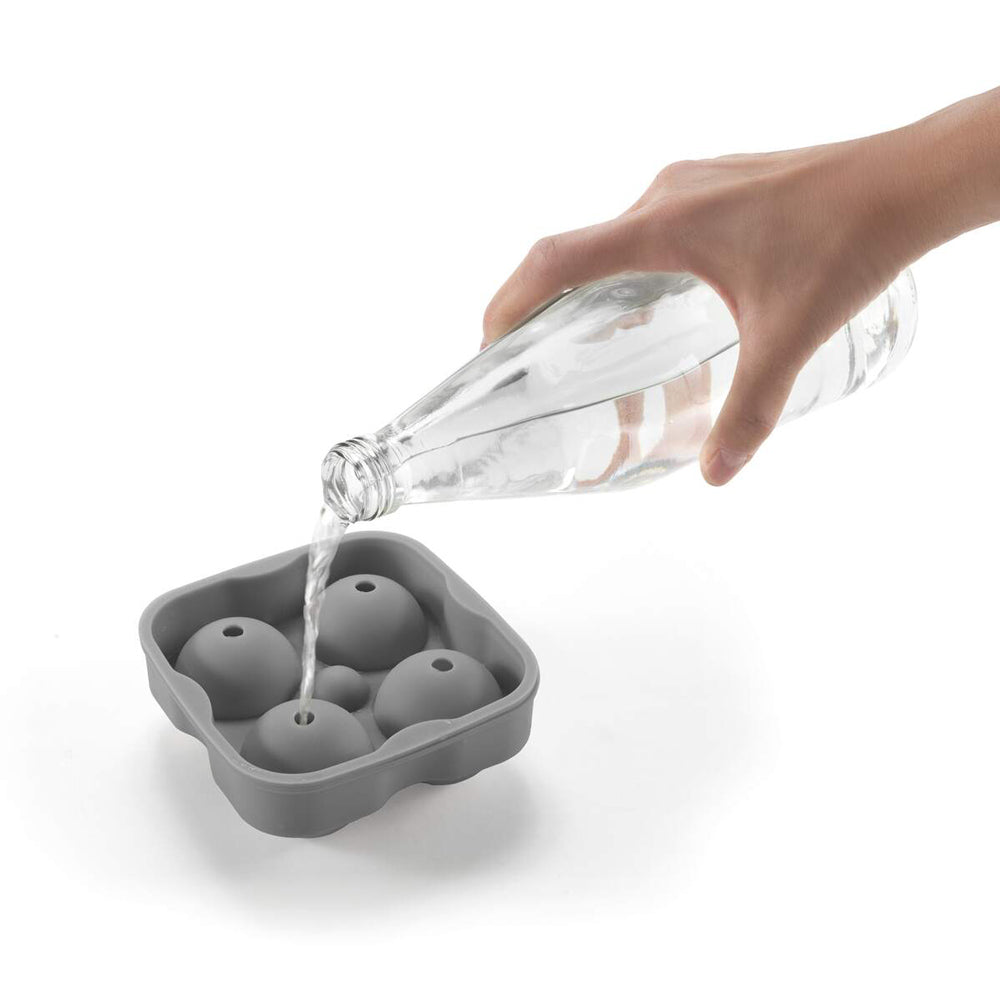 Silicone Sphere Ice Tray - Grey