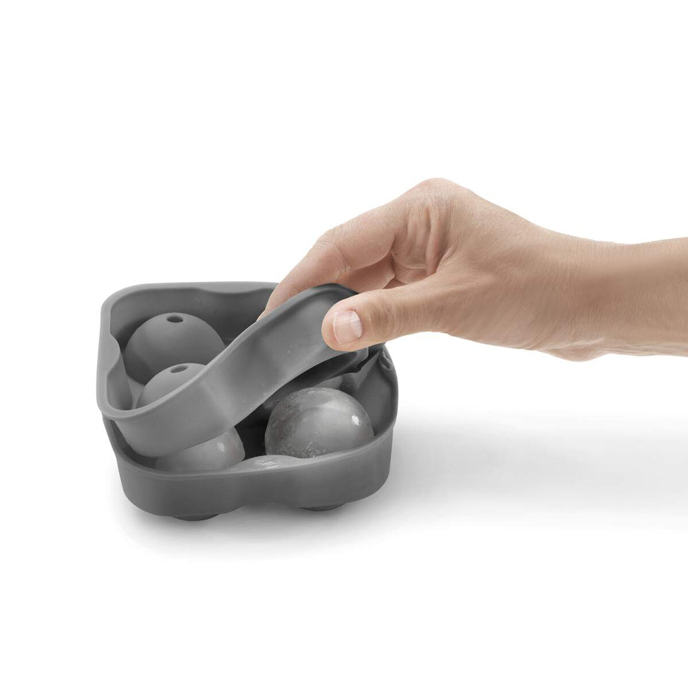 Silicone Sphere Ice Tray - Grey