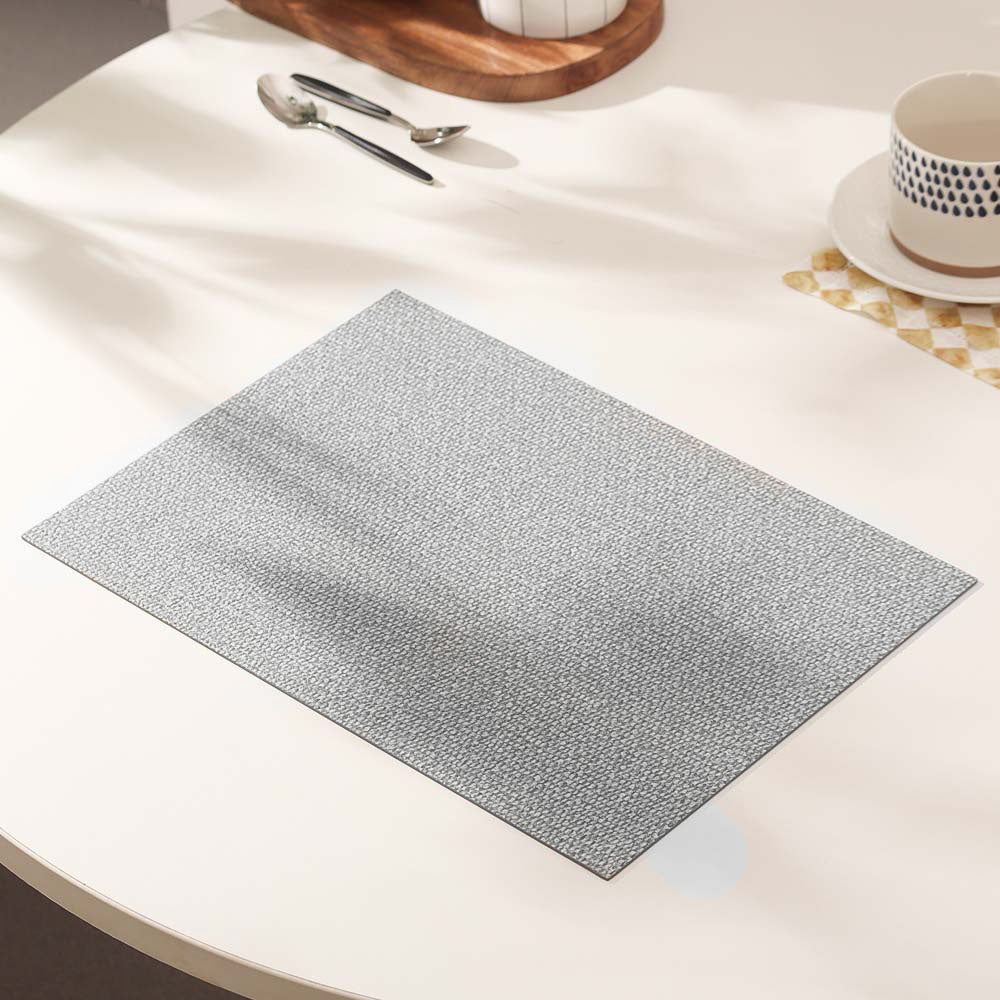 Silkstone Reversible Mats, Set of 6 - Light Blue