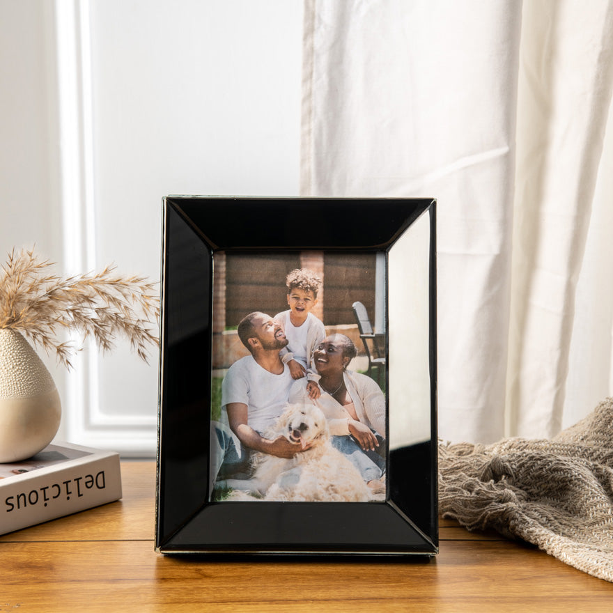 Silo Glass Photo Frame Large - Black