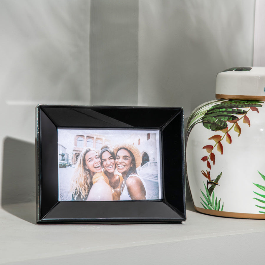 Silo Glass Photo Frame Large - Black