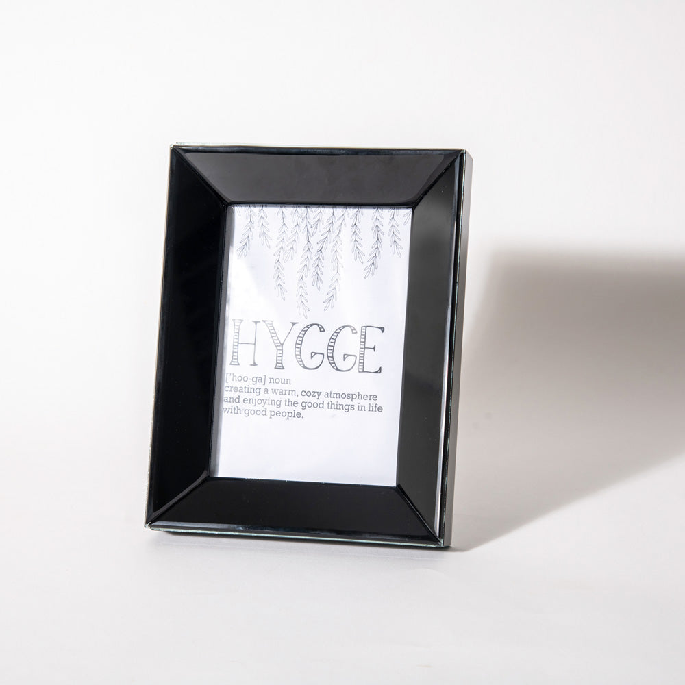 Silo Glass Photo Frame Large - Black