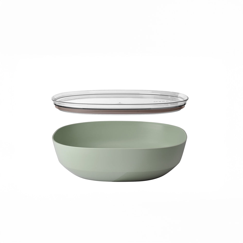 Silueta Serving Bowl with Lid 4L - Nordic Sage