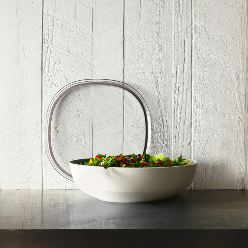 Silueta Serving Bowl with Lid 4L - Nordic White