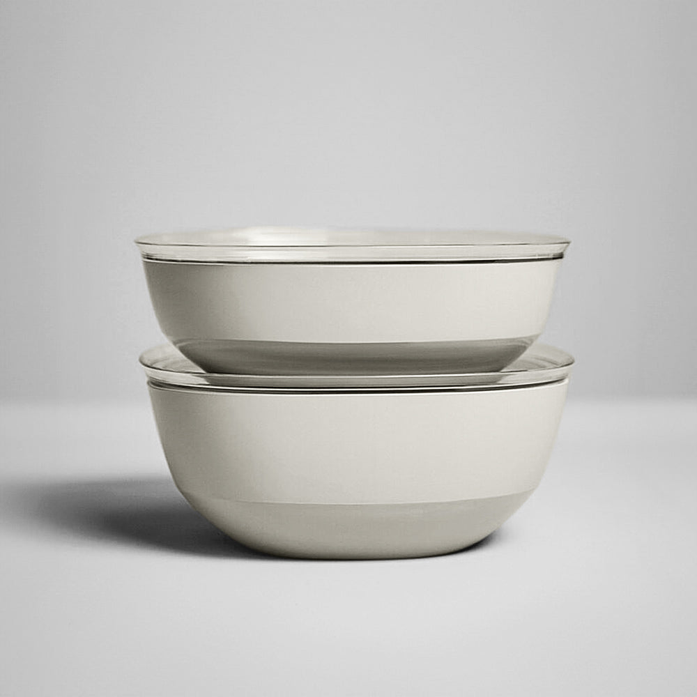 Silueta Serving Bowl with Lid 4L - Nordic White