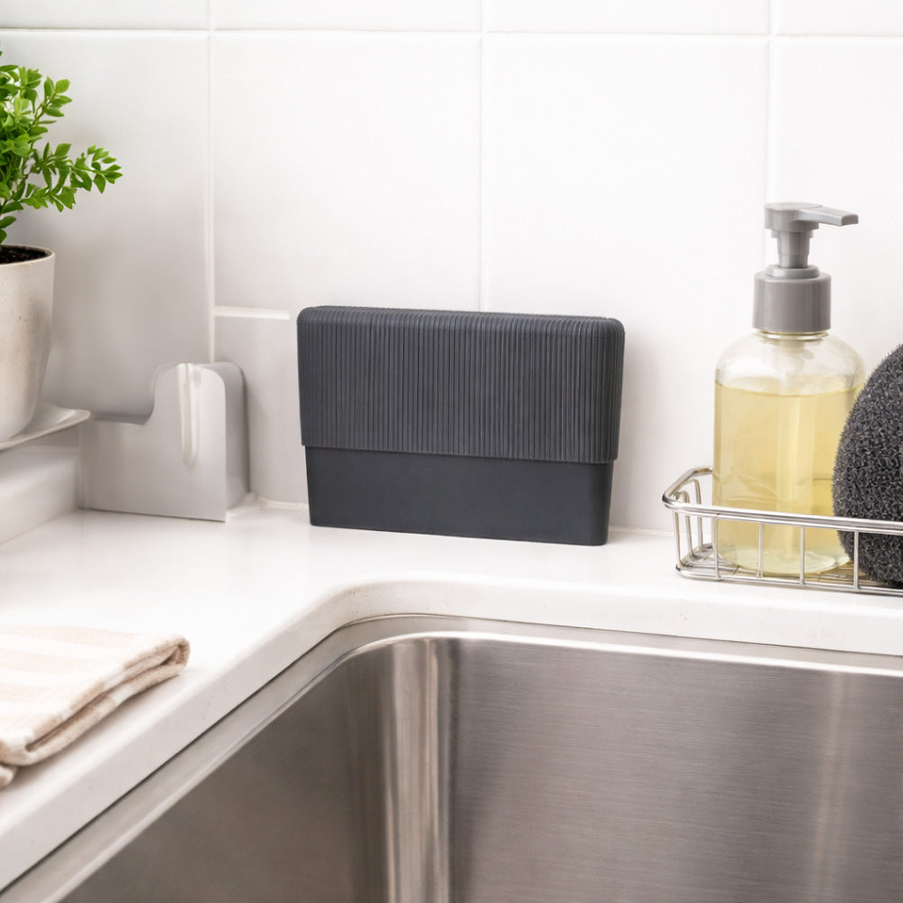 SinkSide Silicone Dish Squeegee - Dark Grey