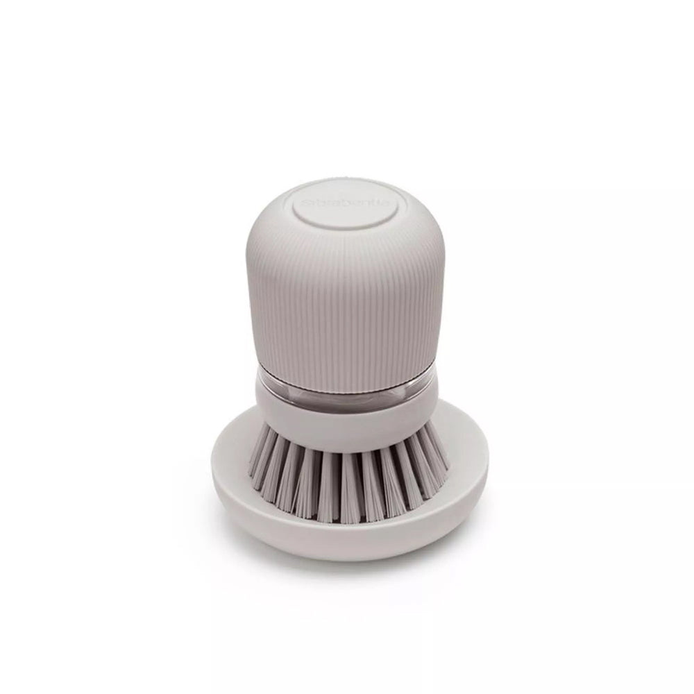 SinkSide Soap Dispensing Dish Brush - Mid Grey