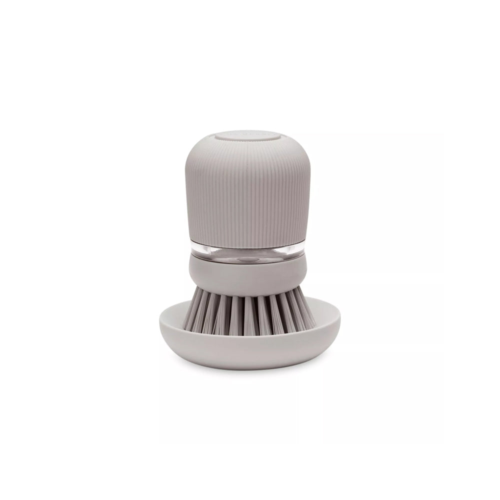 SinkSide Soap Dispensing Dish Brush - Mid Grey