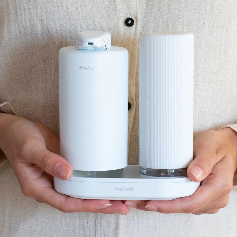 SinkStyle Soap Dispenser Set - Mineral White