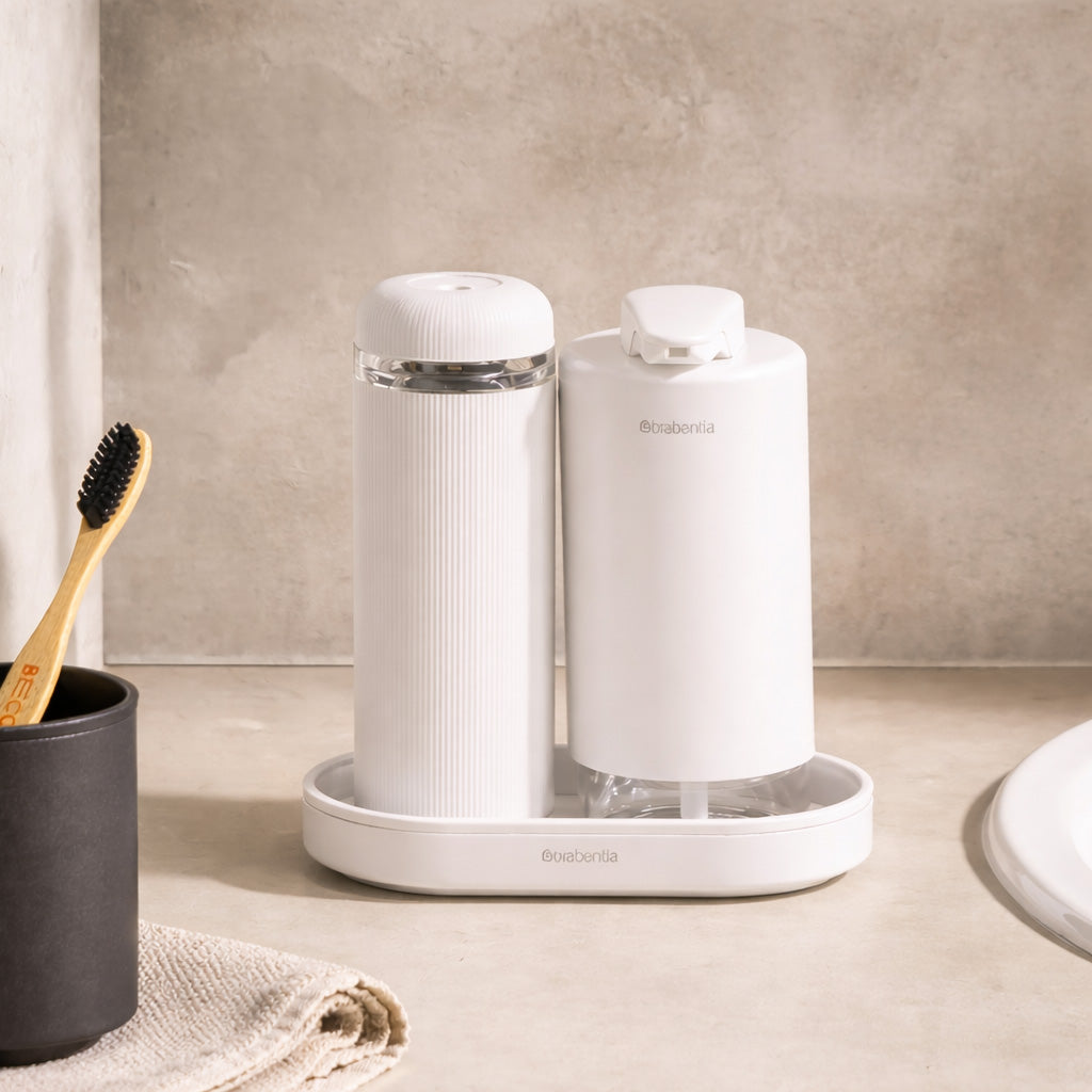 SinkStyle Soap Dispenser Set - Mineral White